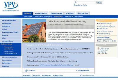 www.vpv.de: Photovoltaik-Versicherung