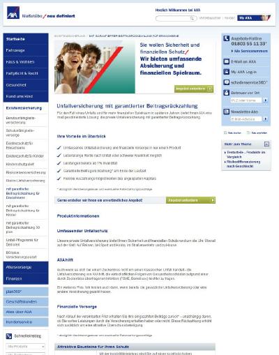 axa.de / Unfallversicherung