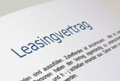 Der Leasingvertrag regelt die Details